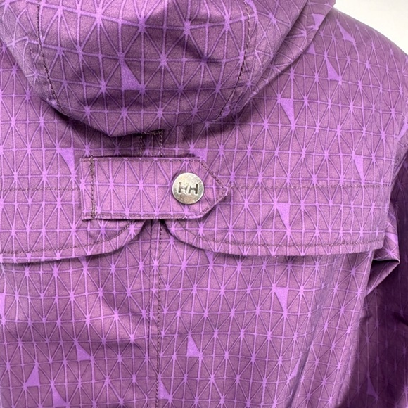 Helly Hansen Protection Jacket Women's Size M Plum Purple Hooded - Picture 10 of 14